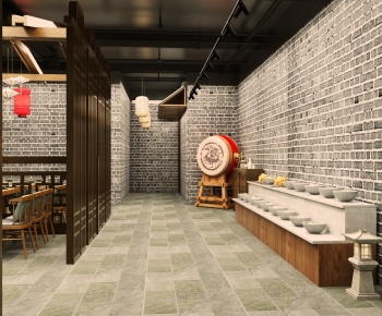 New Chinese Style Catering Space-ID:308599958