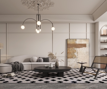 Wabi-sabi Style A Living Room-ID:262203937