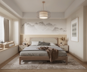 Japanese Style Bedroom-ID:257225992