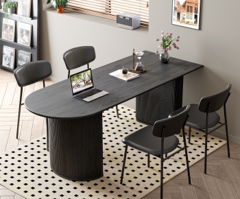 Modern Dining Table And Chairs-ID:573198085