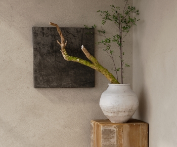 Wabi-sabi Style Clay Pot-ID:758142954