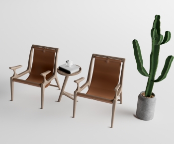 Wabi-sabi Style Lounge Chair-ID:208739042