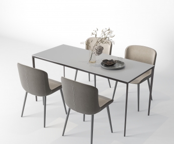 Modern Dining Table And Chairs-ID:614883903