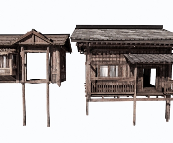 新中式木建筑木屋艺术商业建筑-ID:118340976