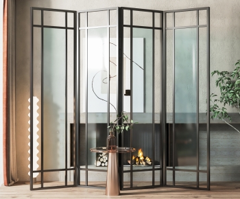 Modern Glass Screen Partition-ID:764610839