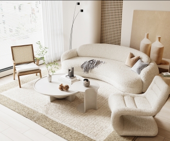 Wabi-sabi Style Sofa Combination-ID:279285919
