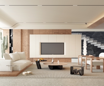 Modern A Living Room-ID:617187025