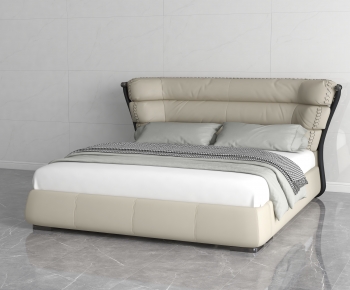 Modern Double Bed-ID:146367077