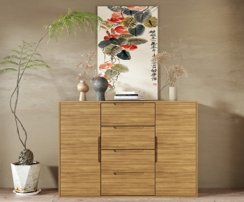 Wabi-sabi Style Side Cabinet-ID:245203979