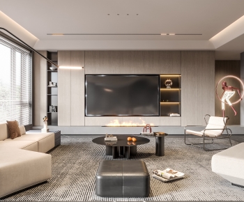 Modern A Living Room-ID:935309891