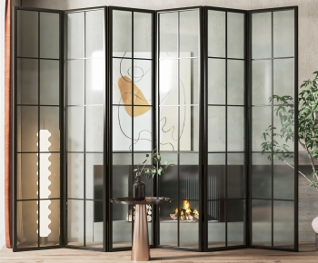 Modern Glass Screen Partition-ID:256337885