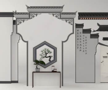 New Chinese Style Ancient Architectural Buildings-ID:146884924
