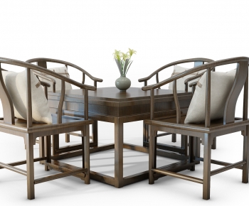 Chinese Style Dining Table And Chairs-ID:773169995