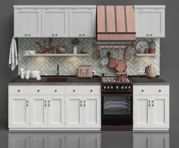 Simple European Style Kitchen Cabinet-ID:450737958