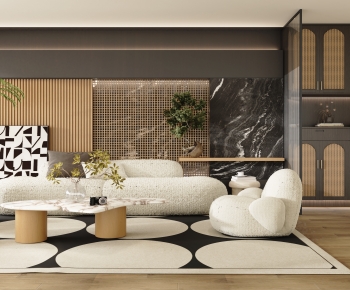 Wabi-sabi Style A Living Room-ID:478693969