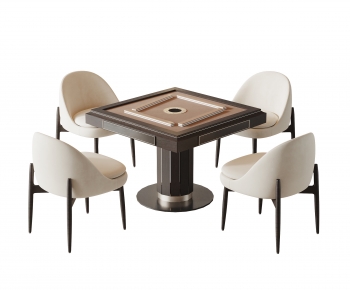 Wabi-sabi Style Mahjong Tables And Chairs-ID:198254115