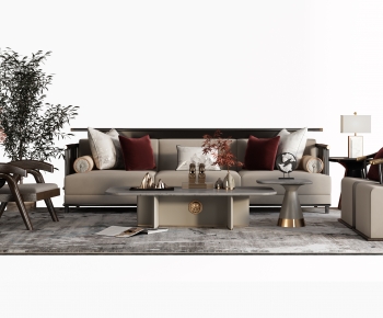 New Chinese Style Sofa Combination-ID:899940971