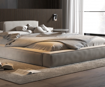 Modern Double Bed-ID:263207912