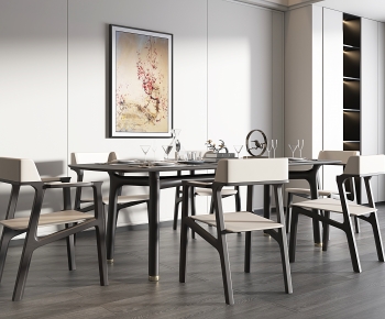 New Chinese Style Dining Table And Chairs-ID:679007053
