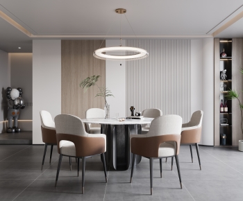 Modern Dining Table And Chairs-ID:231023074