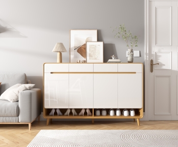 Nordic Style Shoe Cabinet-ID:672343026