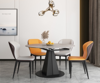 Modern Dining Table And Chairs-ID:774650683