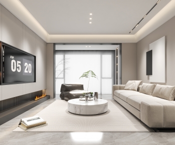 Modern A Living Room-ID:777055985