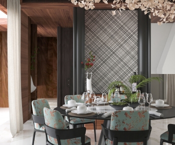 New Chinese Style Dining Room-ID:232861044