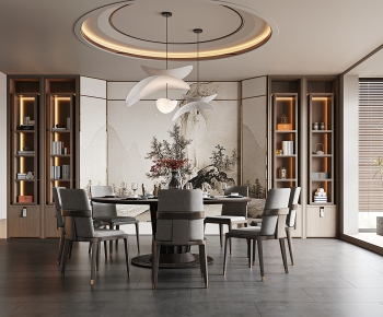 New Chinese Style Dining Room-ID:850850113