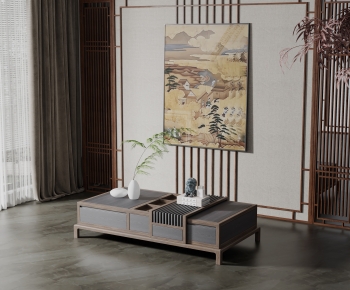 New Chinese Style Coffee Table-ID:766289002