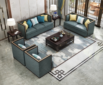 Chinese Style Sofa Combination-ID:601737982