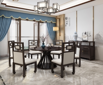 Chinese Style Dining Room-ID:676959992