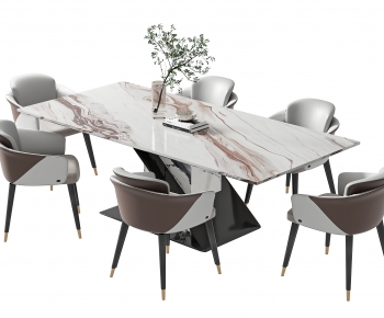 Modern Dining Table And Chairs-ID:208823927