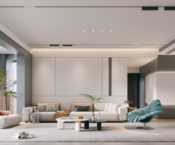 Modern A Living Room-ID:790908105