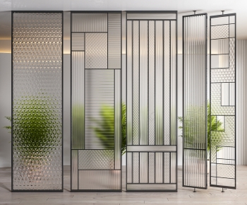 Modern Glass Screen Partition-ID:383157977