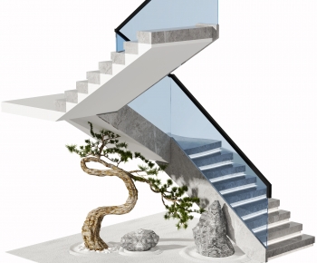 Modern Stair Balustrade/elevator-ID:621782069