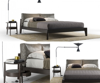 Modern Double Bed-ID:520768887
