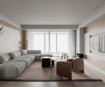 Modern A Living Room-ID:105279922