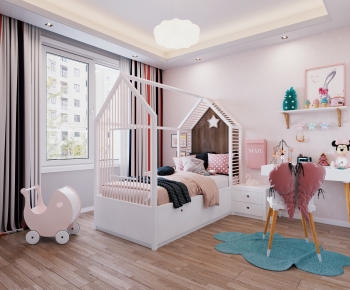 Nordic Style Girl's Room Daughter's Room-ID:558403973