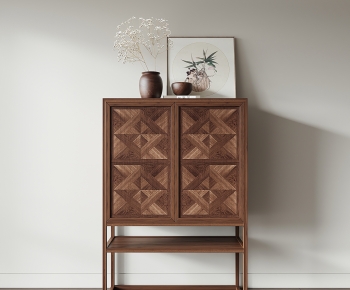 Wabi-sabi Style Decorative Cabinet-ID:210972078