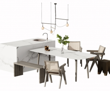 Modern Dining Table And Chairs-ID:231123922