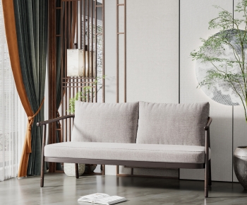 New Chinese Style A Sofa For Two-ID:186008939