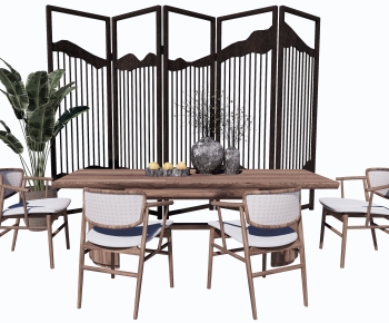 New Chinese Style Leisure Table And Chair-ID:355649952