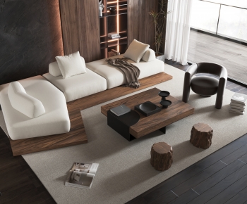 Wabi-sabi Style A Living Room-ID:795171026