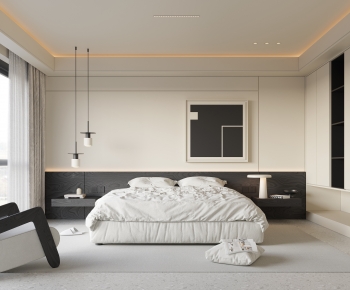 Wabi-sabi Style Bedroom-ID:795660972