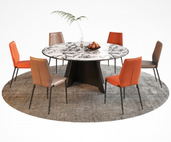 Modern Dining Table And Chairs-ID:402905941