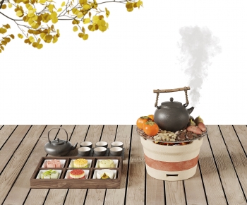 新中式茶具，围炉煮茶，茶壶-ID:189271059