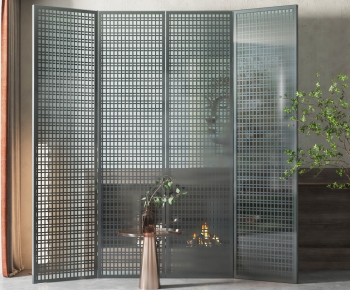 Modern Glass Screen Partition-ID:797589061