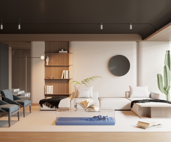 Wabi-sabi Style A Living Room-ID:103234052