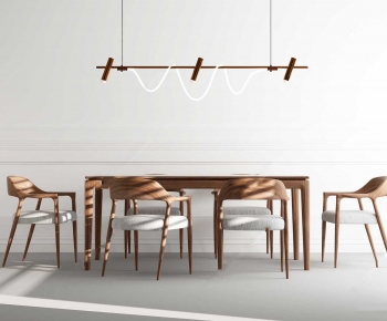 Nordic Style Dining Table And Chairs-ID:511200416